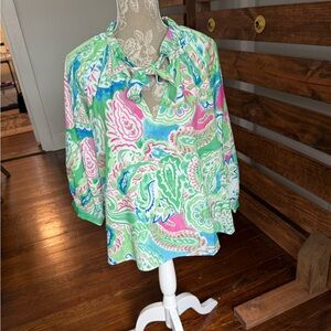 Colorful Paisley Women's Top